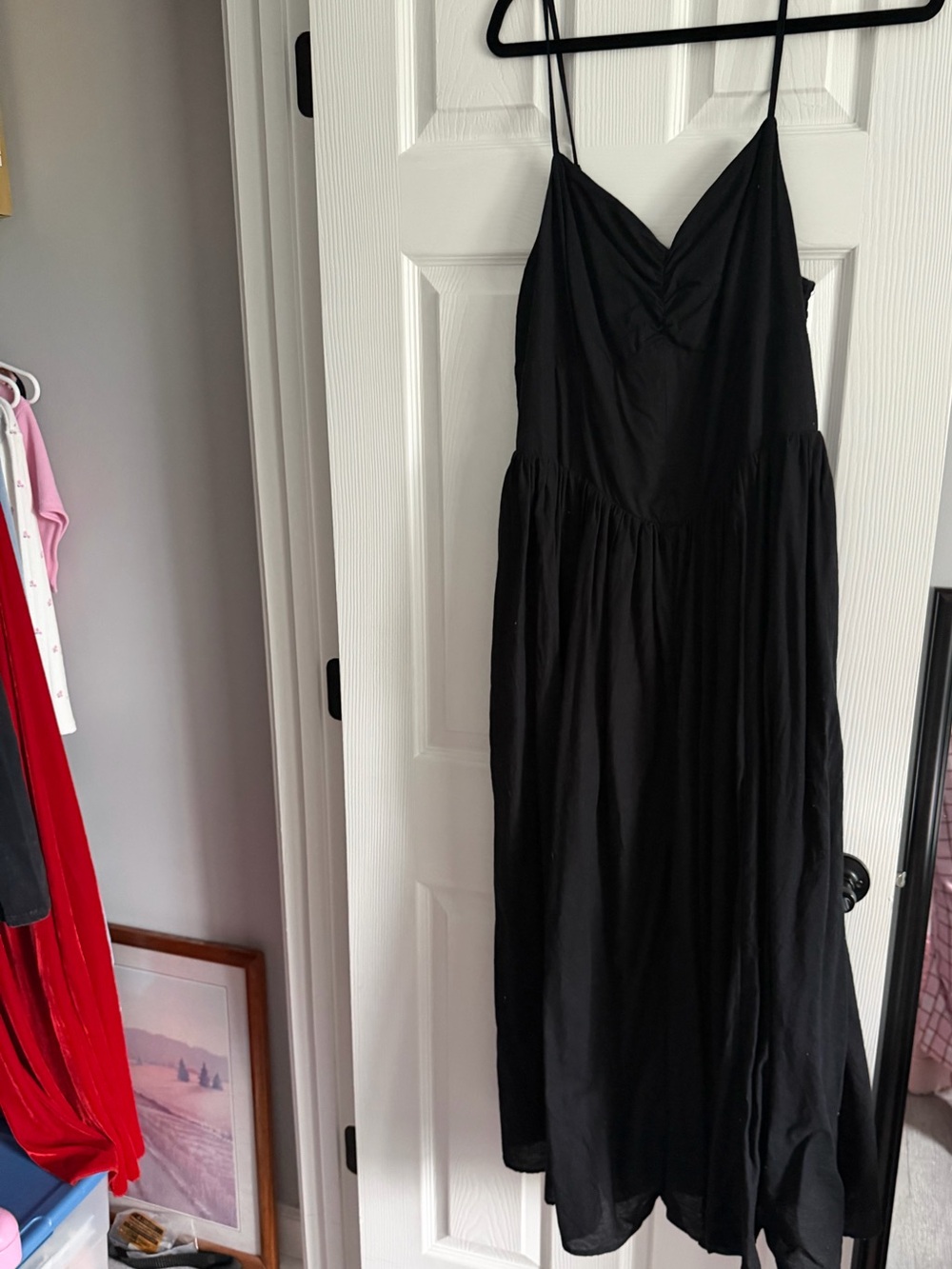 American Eagle Outfitters Black Maxi Dress